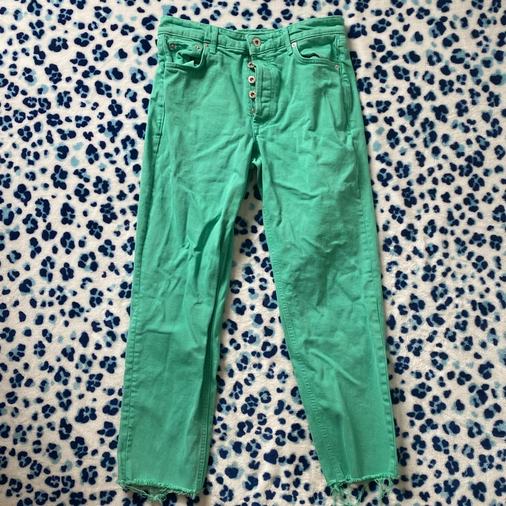 RIVER ISLAND teal jeans 🧼